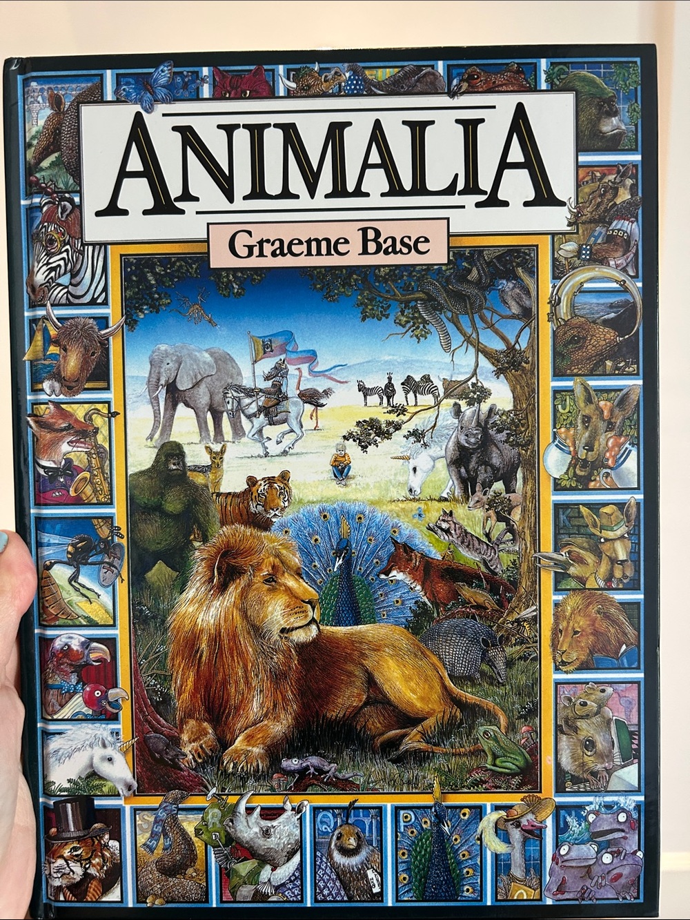 Vintage Children’s Book Animalia by Graeme Base